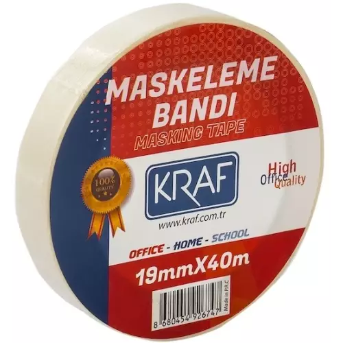 Kraf Maskeleme Bandı 19 mm x 40 m