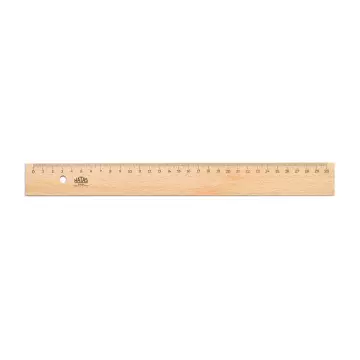 Hatas Tahta Cetvel Takviyesiz 30 cm