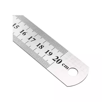 Bafix Çelik Cetvel Inch Ölçülü 20 cm