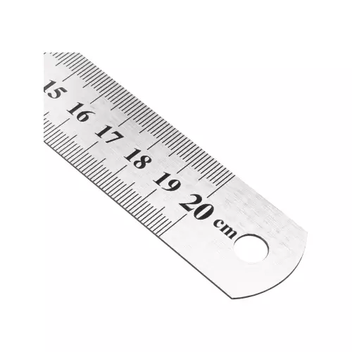 Bafix Çelik Cetvel Inch Ölçülü 20 cm
