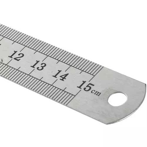 Kraf 515G Çelik Cetvel Inch Ölçülü 15 cm