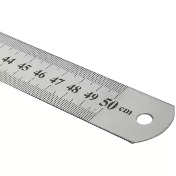 Kraf 550G Çelik Cetvel Inch Ölçülü 50 cm