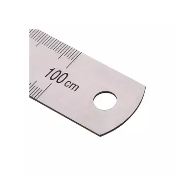 Kraf 500G Çelik Cetvel Inch Ölçülü 100 cm
