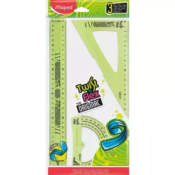 Maped Twist'n Flex Esnek Cetvel Gönye Seti 30 cm