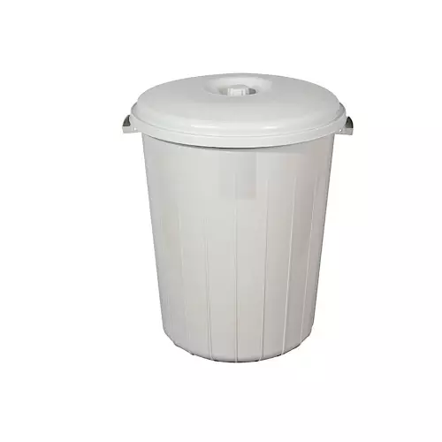 Ceymop Çöp Kovası Herkül Boy Kapaklı Gri - 70 Litre