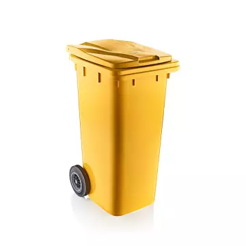Çöp ve Atık Konteyner Sarı - 120 Litre