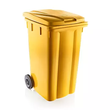 Çöp ve Atık Konteyner Sarı - 240 Litre