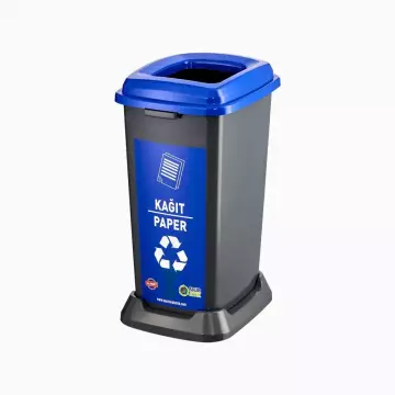 Planet Recycler Kağıt Geri Dönüşüm Kovası 70 Litre - Kağıt Atık Kutusu