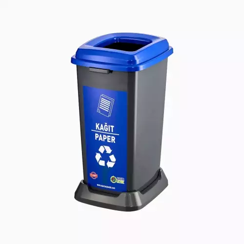 Planet Recycler Kağıt Geri Dönüşüm Kovası 70 Litre - Kağıt Atık Kutusu