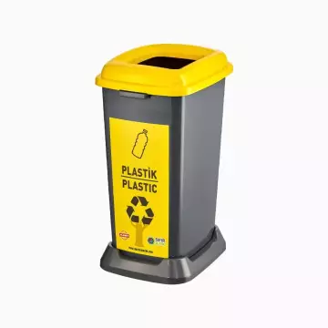 Planet Recycler Plastik Geri Dönüşüm Kovası 70 Litre - Plastik Atık Kutusu