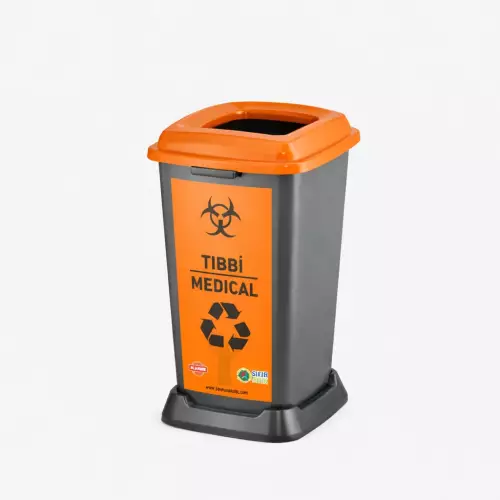 Planet Recycler Tıbbi Geri Dönüşüm Kovası 50 Litre - Tıbbi Atık Kutusu