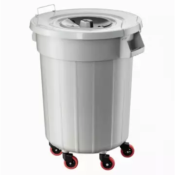 Planet Tekerlekli Kilitli Çöp Kovası Mega - 120 Litre