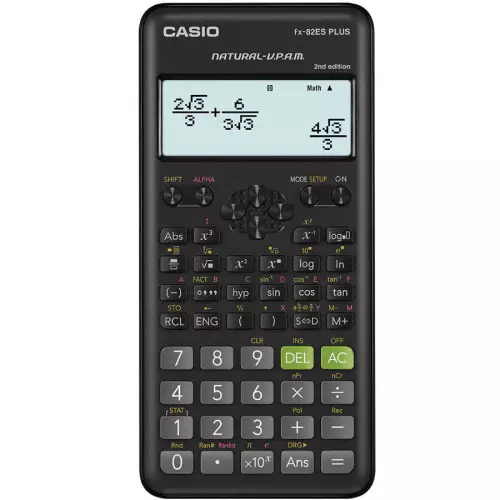 Casio FX-82ES Plus 2. Versiyon 252 Fonksiyon Bilimsel Hesap Makinesi