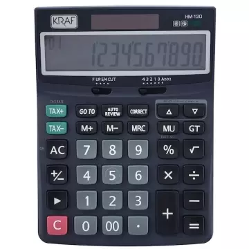 Kraf HM-120 Tax Hesap Makinesi Masaüstü 12 Haneli