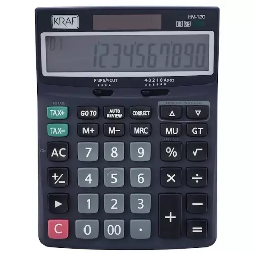 Kraf HM-120 Tax Hesap Makinesi Masaüstü 12 Haneli