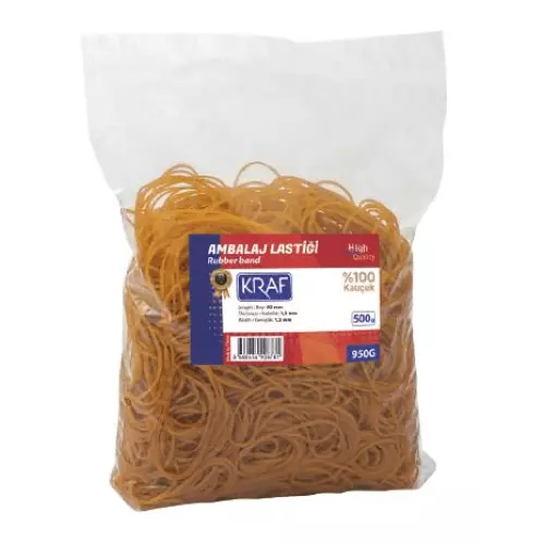 Kraf 950G Ambalaj Lastiği %100 Kauçuk 500 gr