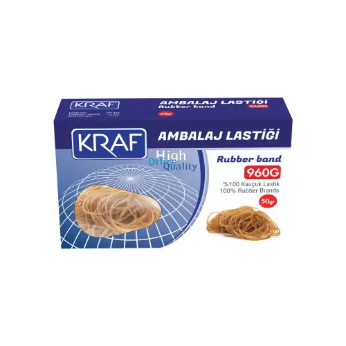 Kraf 960G Ambalaj Lastiği %100 Kauçuk 50 gr