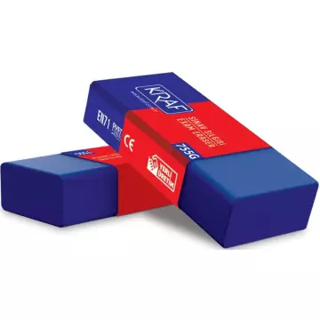 Kraf 755G Sınav Silgisi Mavi 
