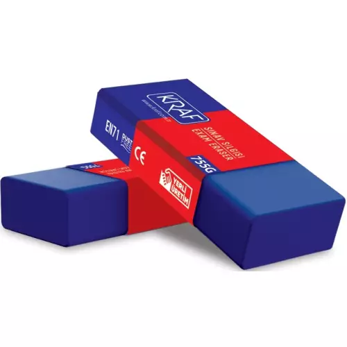 Kraf 755G Sınav Silgisi Mavi 