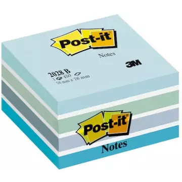 3M Post-it 2028B Yapışkanlı Not Kağıdı 76x76 mm Mavi 450 Yaprak