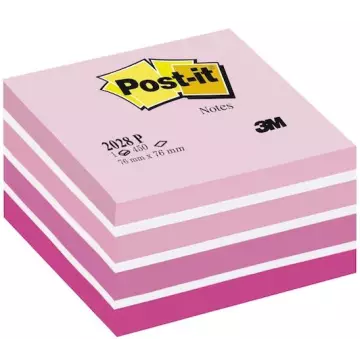 3M Post-it 2028P Yapışkanlı Not Kağıdı 76x76 mm Pembe 450 Yaprak