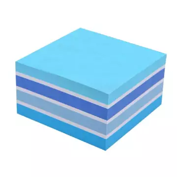 Kraf 7676BL Yapışkanlı Not Kağıdı Küp 76x76 mm Pastel Blue 400 Yaprak