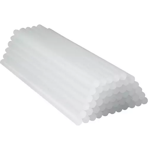 Kraf Silikon Mum Çubuk Şeffaf Kalın 11 mm x 30 cm - 1 kg