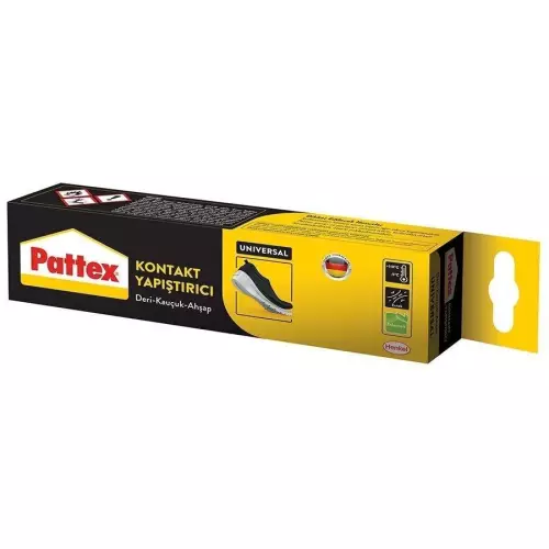Pattex Deri Kauçuk Ahşap Yapıştırıcı Tüp - 50 gr (3023773)