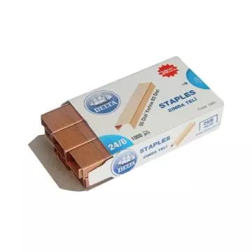 Delta 1551 Zımba Teli 24/6 1000'li Paket - Sarı