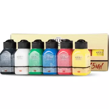 Artdeco Akrilik Boya Seti 75 ml - 6 Adet Canlı Renkler