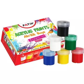 Fatih Akrilik Boya 25 ml - 6 Renk (55500)