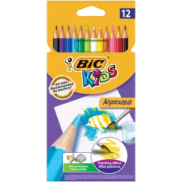 Bic Kids Aquacouleur Kuru Sulu Boya Kalemi 12 Renk (8575614)