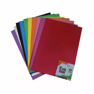 Bafix Eva Düz Renk 50x70 Karışık 10 Renk