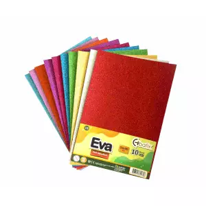 Bafix Eva Simli Yapışkanlı 20x30 - Karışık 10 Renk