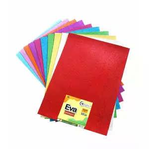 Bafix Eva Simli Yapışkanlı 50x70 - Karışık 10 Renk