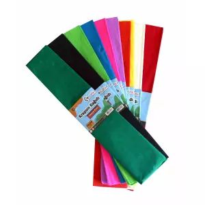 Bafix Krapon Kağıdı 50x200 - Karışık 10 Renk