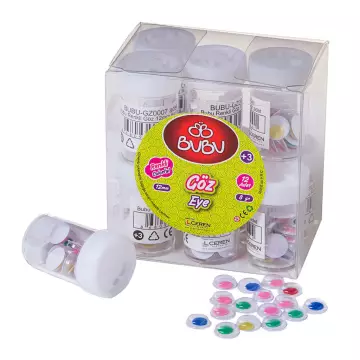 Bu-Bu Oynar Göz Renkli 12 mm 8 gr (GZ0007)
