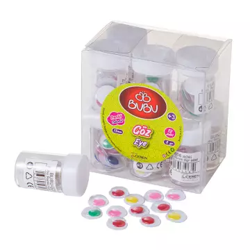 Bu-Bu Oynar Göz Renkli 15 mm 8 gr (GZ0008)