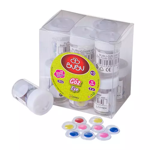 Bu-Bu Oynar Göz Renkli 18 mm 8 gr (GZ0009)