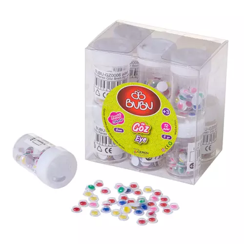 Bu-Bu Oynar Göz Renkli 8 mm 8 gr (GZ0006)