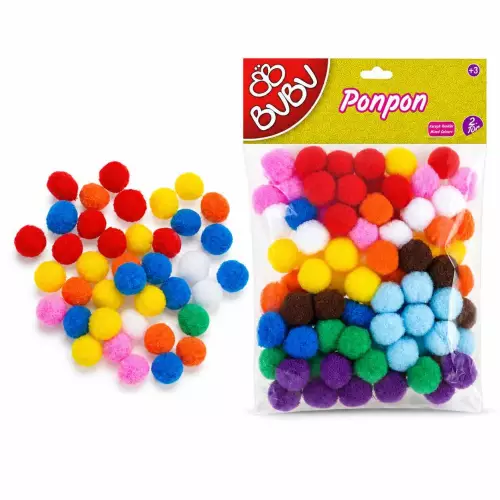 Bu-Bu Ponpon 2 cm - 50’li (PON002)