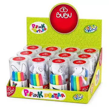 Bu-Bu Pufidik Dostlar + 4 Adet Boyama Kalemi (BUBU00068)