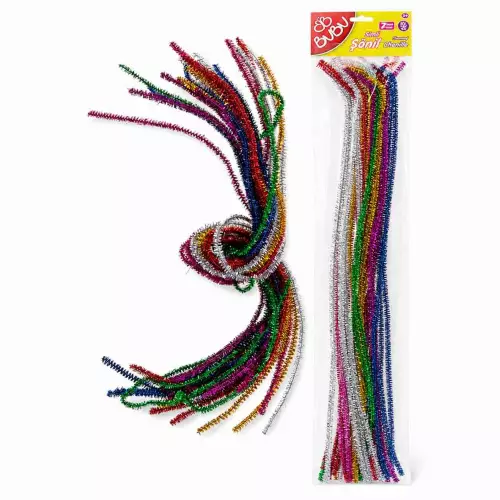 Bu-Bu Şönil Simli 50 cm 20’li