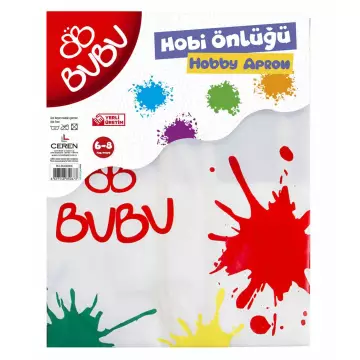 Bu-Bu Hobi Önlüğü 6-8 Yaş