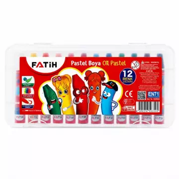 Fatih Pastel Boya 12 Renk Çantalı