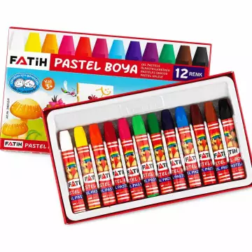 Fatih Pastel Boya 12 Renk King Size