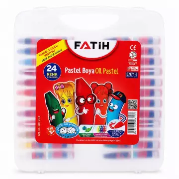 Fatih Pastel Boya 24 Renk Çantalı