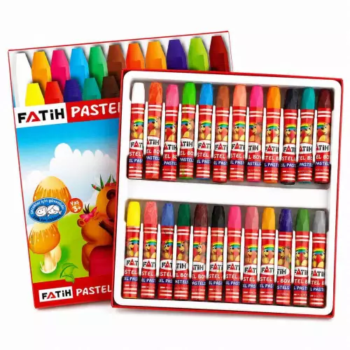 Fatih Pastel Boya 24 Renk King Size