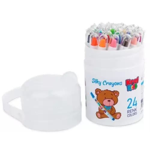 Kraf Kids KK505 Pastel Boya Silky Crayon 24’lü
