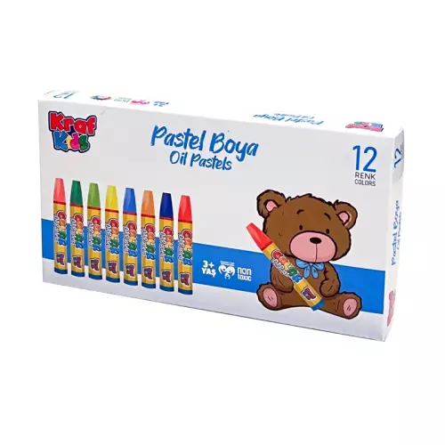 Kraf Kids KK515 Pastel Boya 12'li